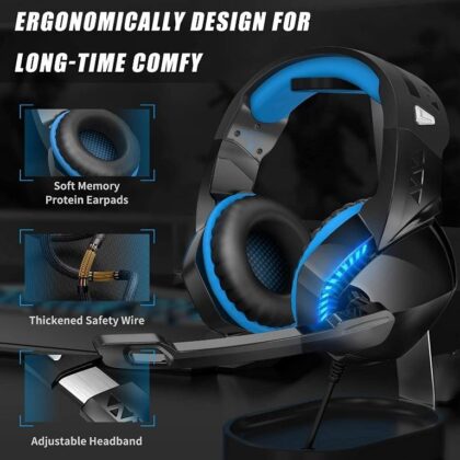 Headphone gaming beexellent gm7 mx330 1aux+usb