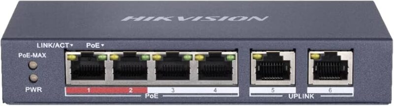 Na Switch hikvision ds3e0106p e/m/poe 4port