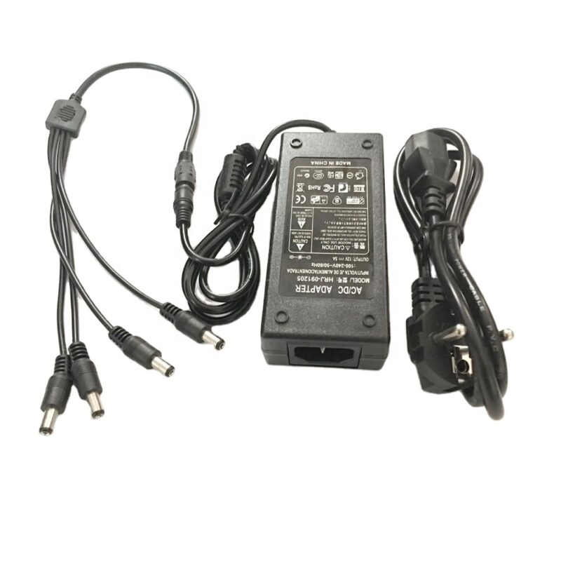 adapter 12v 5a + 4*1 cable