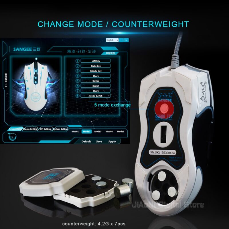 Gaming mouse sange g600