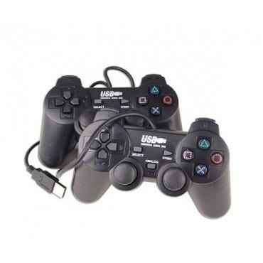 Gamepad black vibration jaguar gx
