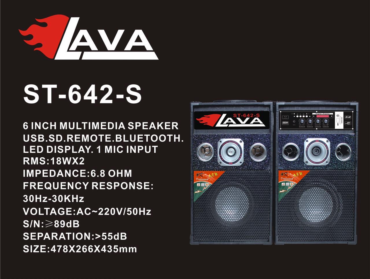 Subwoofer 6inch lava st642 body 8inch