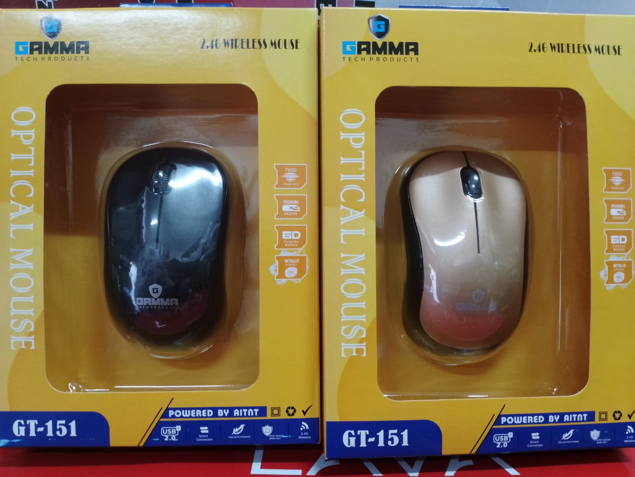 Mouse wireless gamma gt150 151