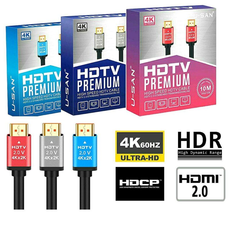 Cable hd box 4k 3m