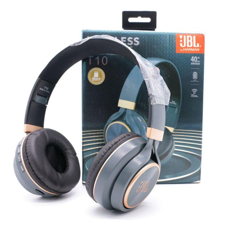 Headphone bluetooth jbl t10