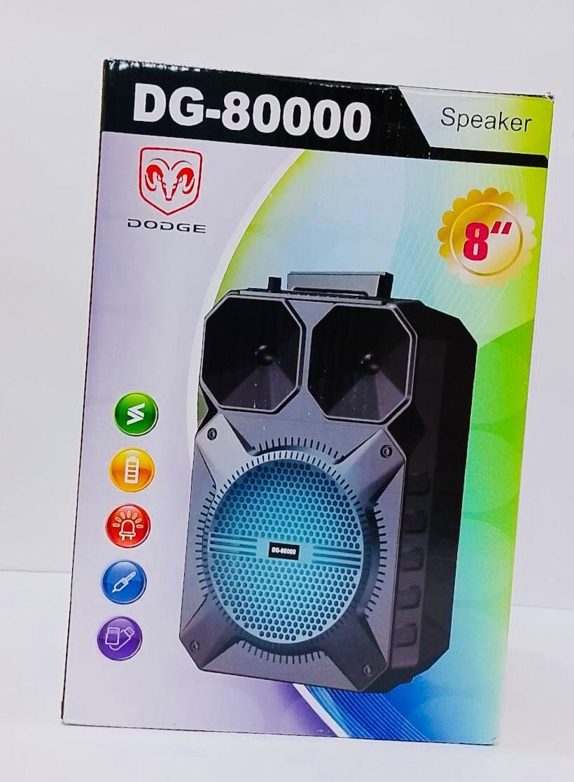 Subwoofer rechargable 8inch dodge 80000+ wired mic