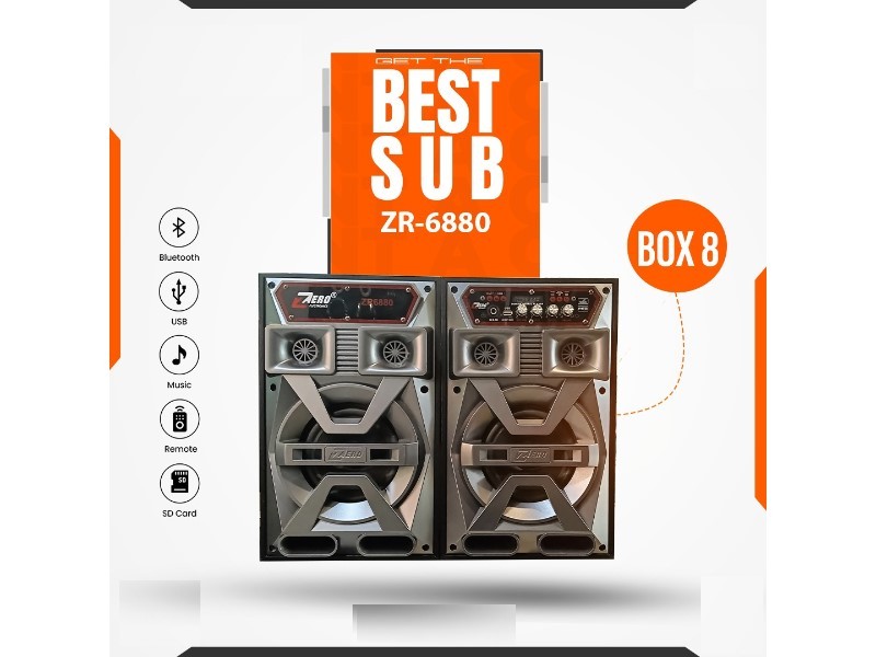 Subwoofer 6inch zero 6880 6860 box8
