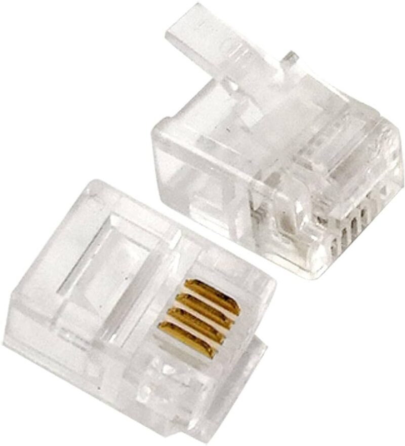 Na rj11 telephone 4pin 100pcs