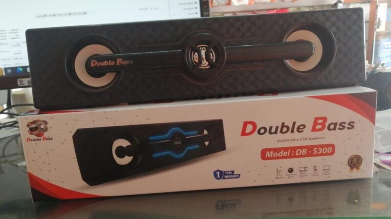 Speaker double bass dbs300 RGB 1year warranty