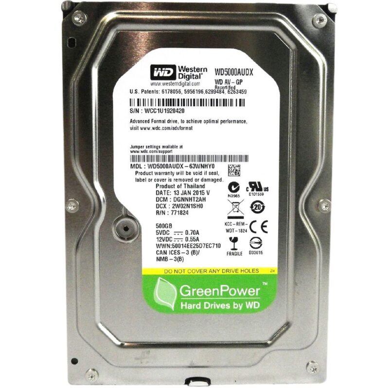 Hard 500g wd segate 1week warranty