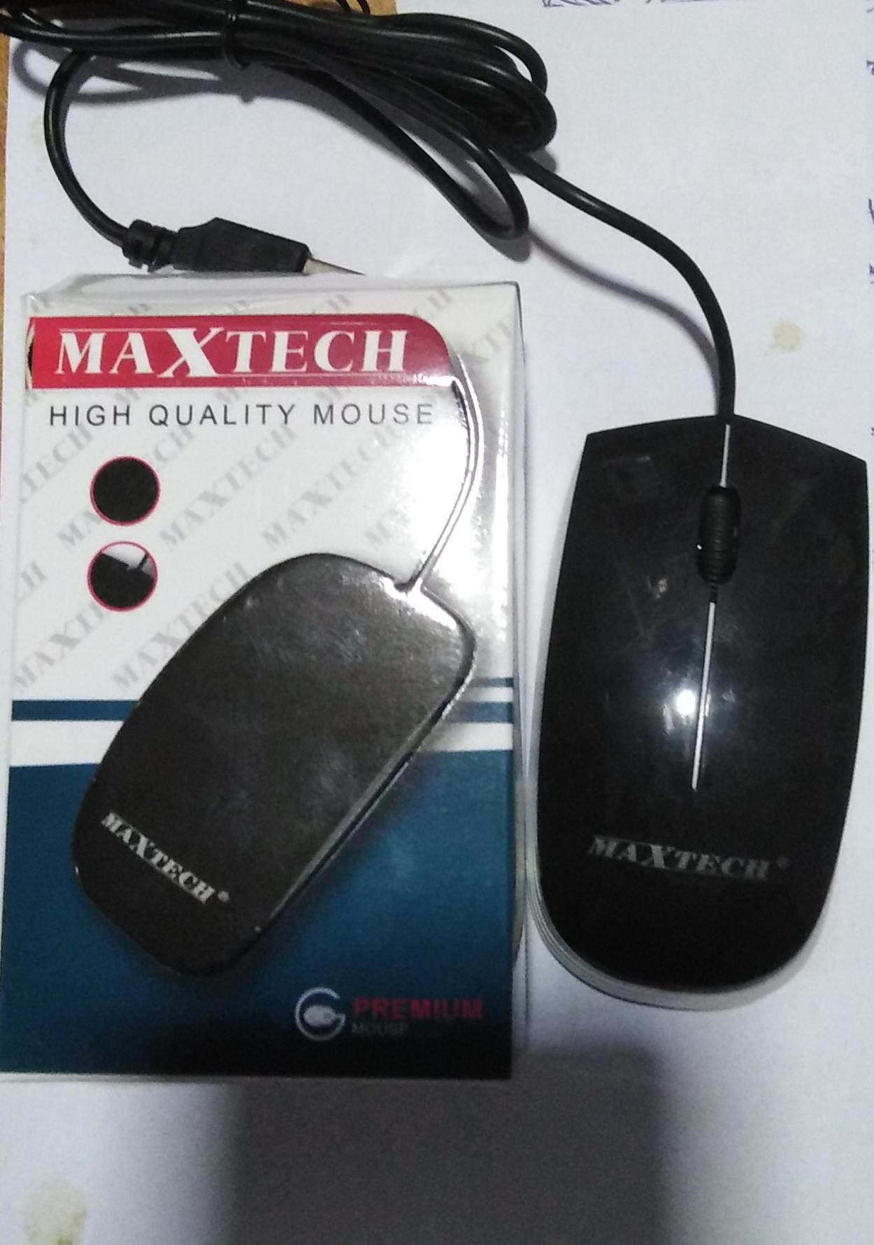 Wired mouse maxtech small packet pyramid