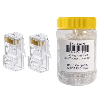 Na rj45 cat6 100pc opened jar
