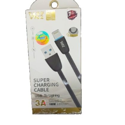 Mobile cable usba to iphone fastcharge 100w 3a 1m wh ar06 nylon