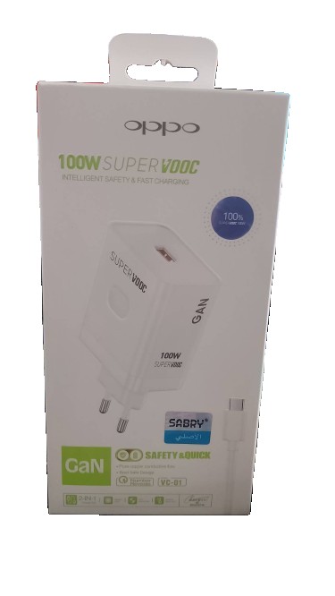 Mobile charger typec supervooc 100w oppo vc01 original warranty