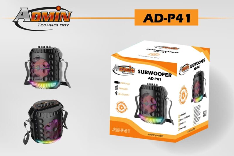 Subwoofer rechargable 4iinch admin p41