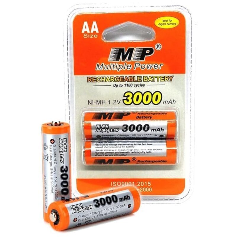 battery mp aa pen rechargable 3000