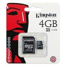 Memory card kingstone 4g