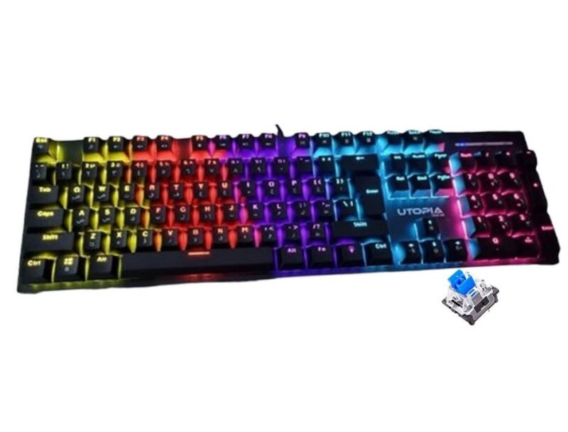 Mechanical keyboard utopia k880 blue switch