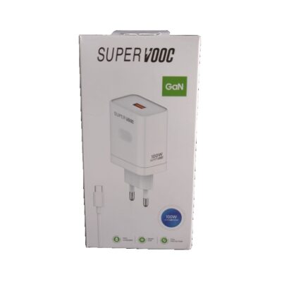 Mobile charger typec supervooc 100w supercooc