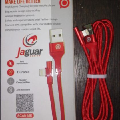 Cable iphone jaguar letter l