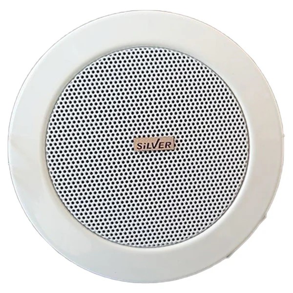 Ceiling speaker silver 16cm 10w cr410