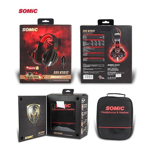 Headphone gaming somic e95 usb 5.1 red light