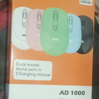 Mouse wireless & bluetooth rechargable admin ad1000