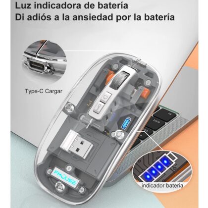 Mouse wireless & bluetooth rechargable admin shafaf