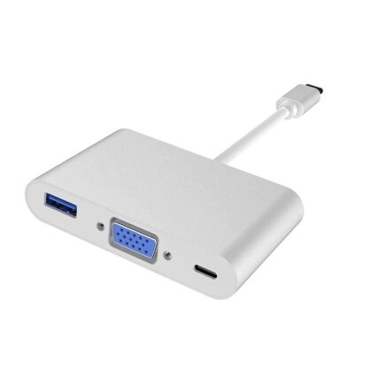 Convert typec to vga+usb3+typec 3*1