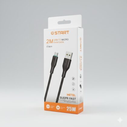 Mobile cable micro fastcharge 25w 2meter start sta019