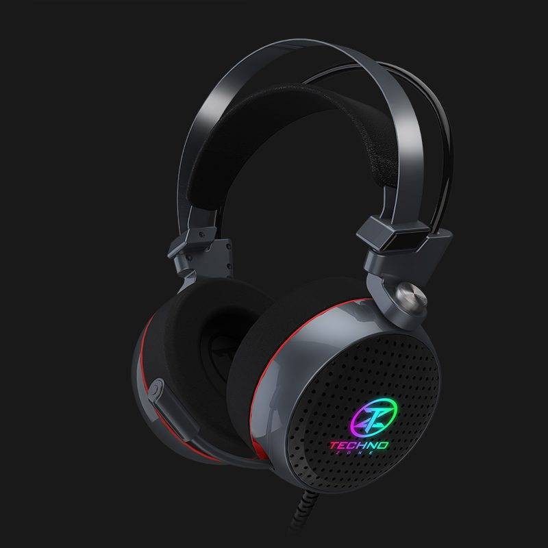 Headphone gaming technozone k63 7.1 usb vib rgb