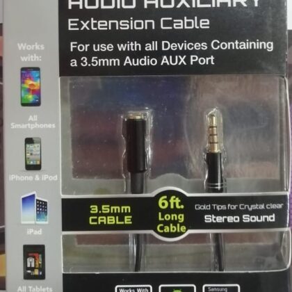 Cable audio extension 6ft