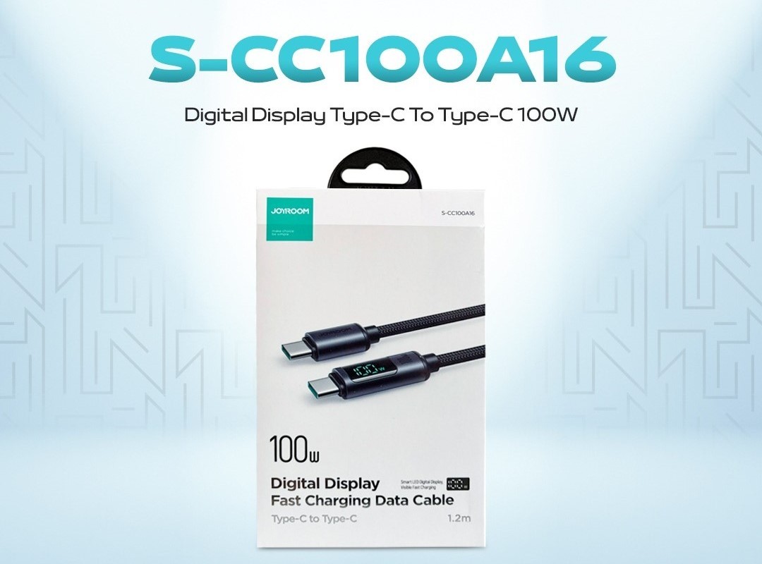 Mobile cable typec to typec fast charge 100w 1.2m joyroom scc100a16