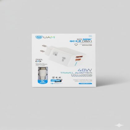 Mobile charger usbc to typec 30w 18w fastcharge pd uam uj09p