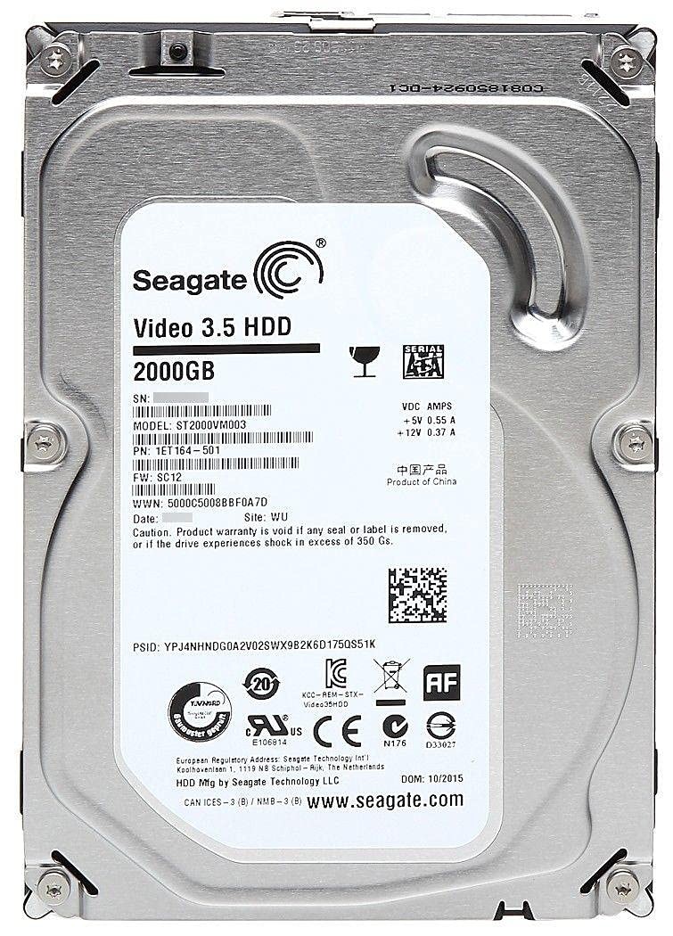 hard hdd 2tera segate 9months warranty
