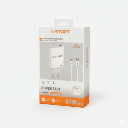 Mobile charger typec mi super fast 67w start st30e