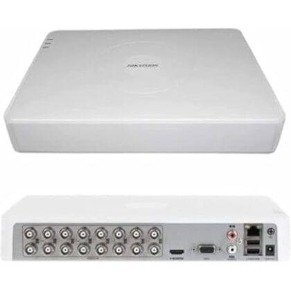Dvr hikvsion 16port 5mp/2mp ids-7116hqhi-m1/t