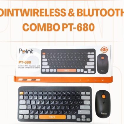 Kb+mouse wireless & bluetooth point pt680