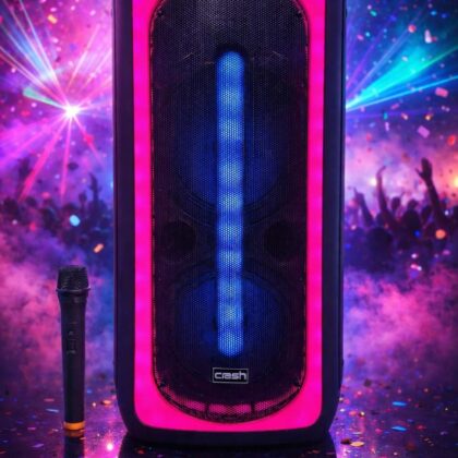 subwoofer rechargeable 8inch crash party 8080 double