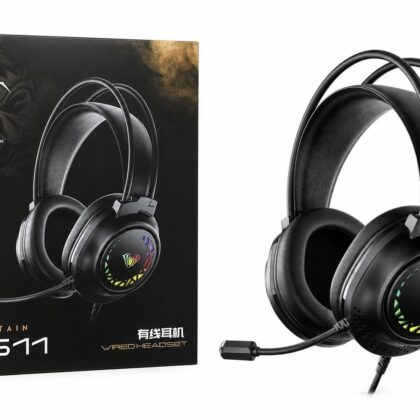 Headphone gaming aula s611 1aux+usb