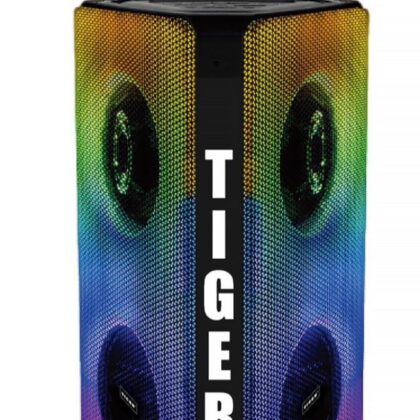Subwoofer rechargeable 8inch tiger 10800 4speakers +mic wireless