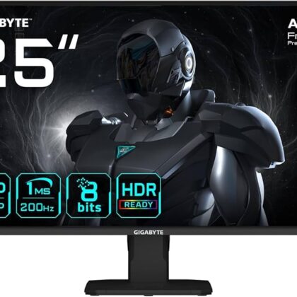 Monitor led 24.5inch gigabyte 200hz gs25f2 ek