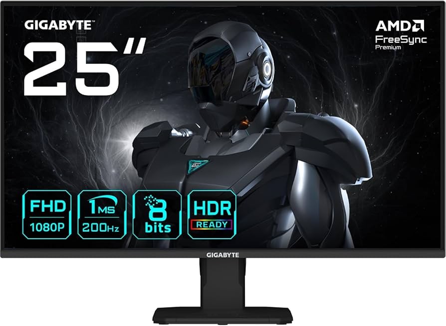 Monitor led 24.5inch gigabyte 200hz gs25f2 ek