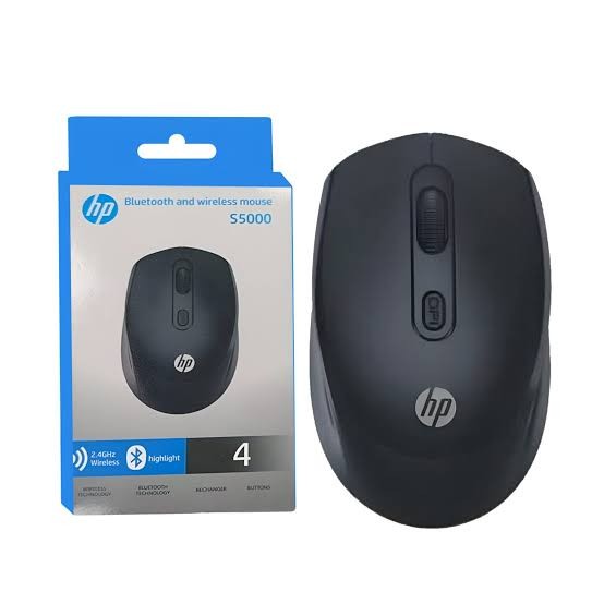 Mouse wireless hp s5000 rechargable