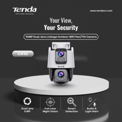 Cam tenda ptz 10mp ch10