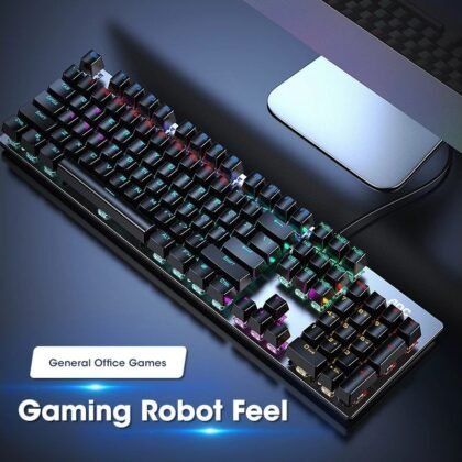 Mechanical keyboard aoc gk410 black square brown switch